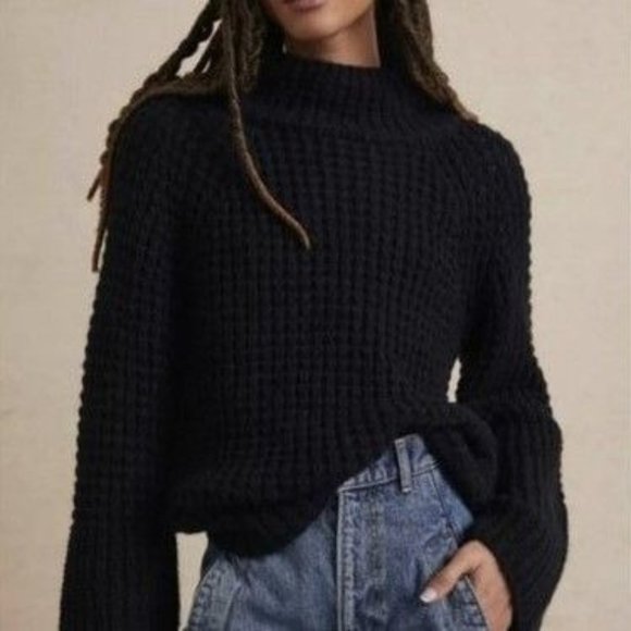 Anthropologie Maeve Dionne Bell-Sleeved Sweater - Picture 4 of 13